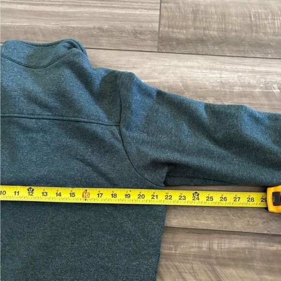 Men’s Green Columbia 1/4 Zip Up Sweater Size Medium Hiking Outdoors Skii - Picture 5 of 5